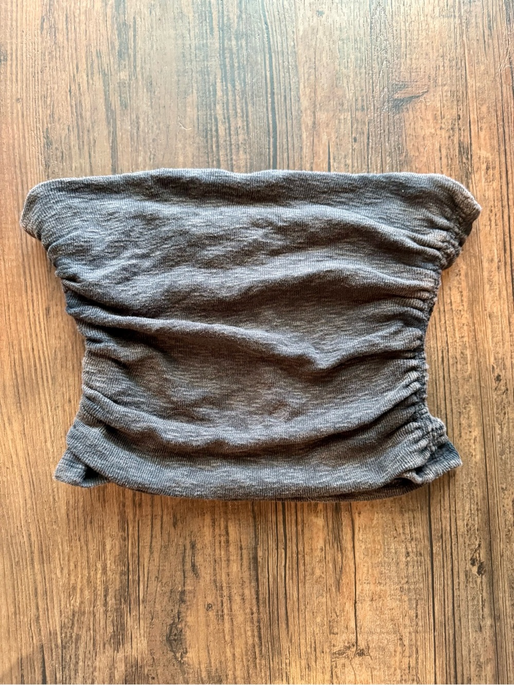 NWOT Boulevard Tube Top Strapless Washed Black Sz L (runs small-medium)